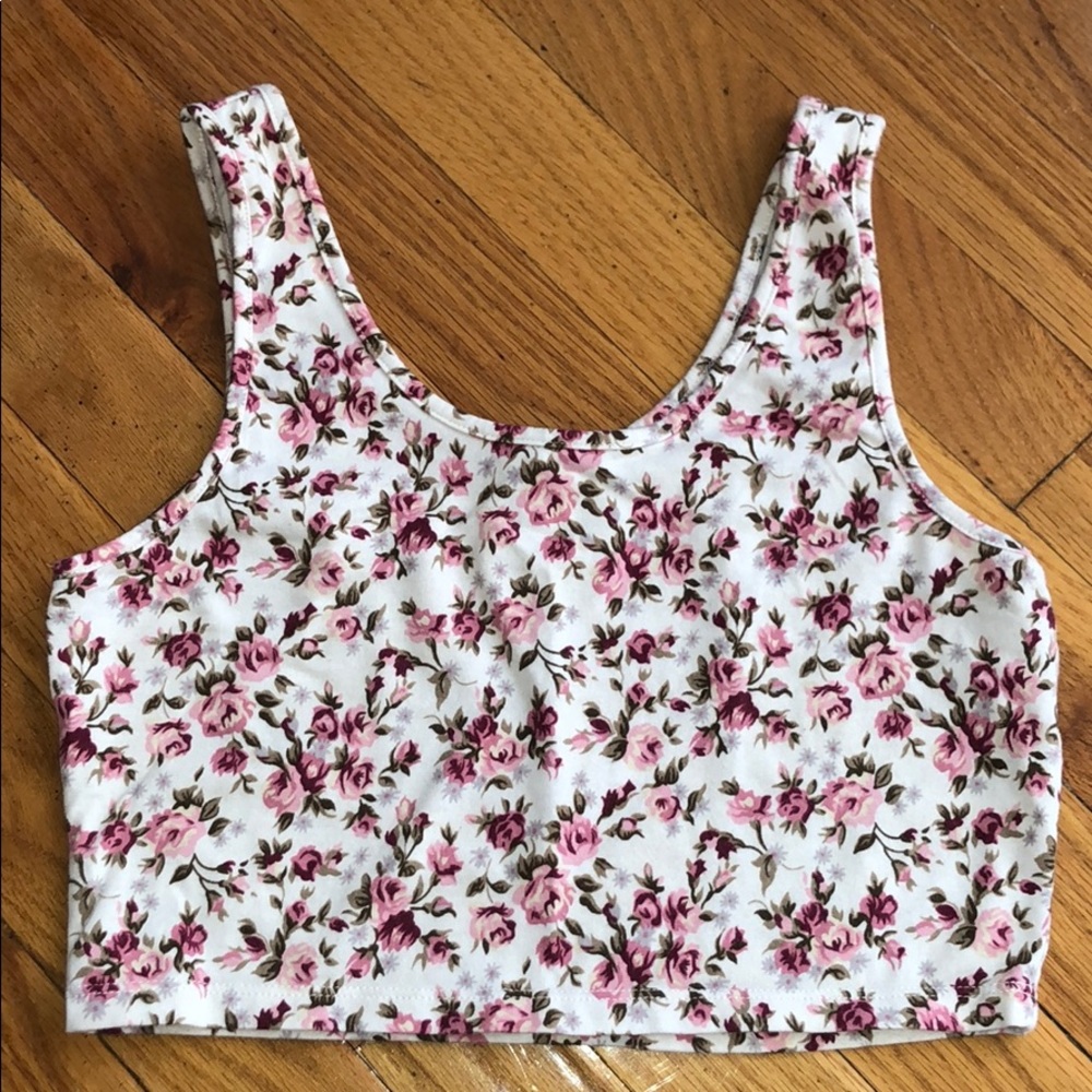 Floral crop top